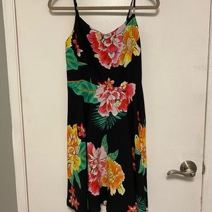 Spaghetti Strap Floral Dress